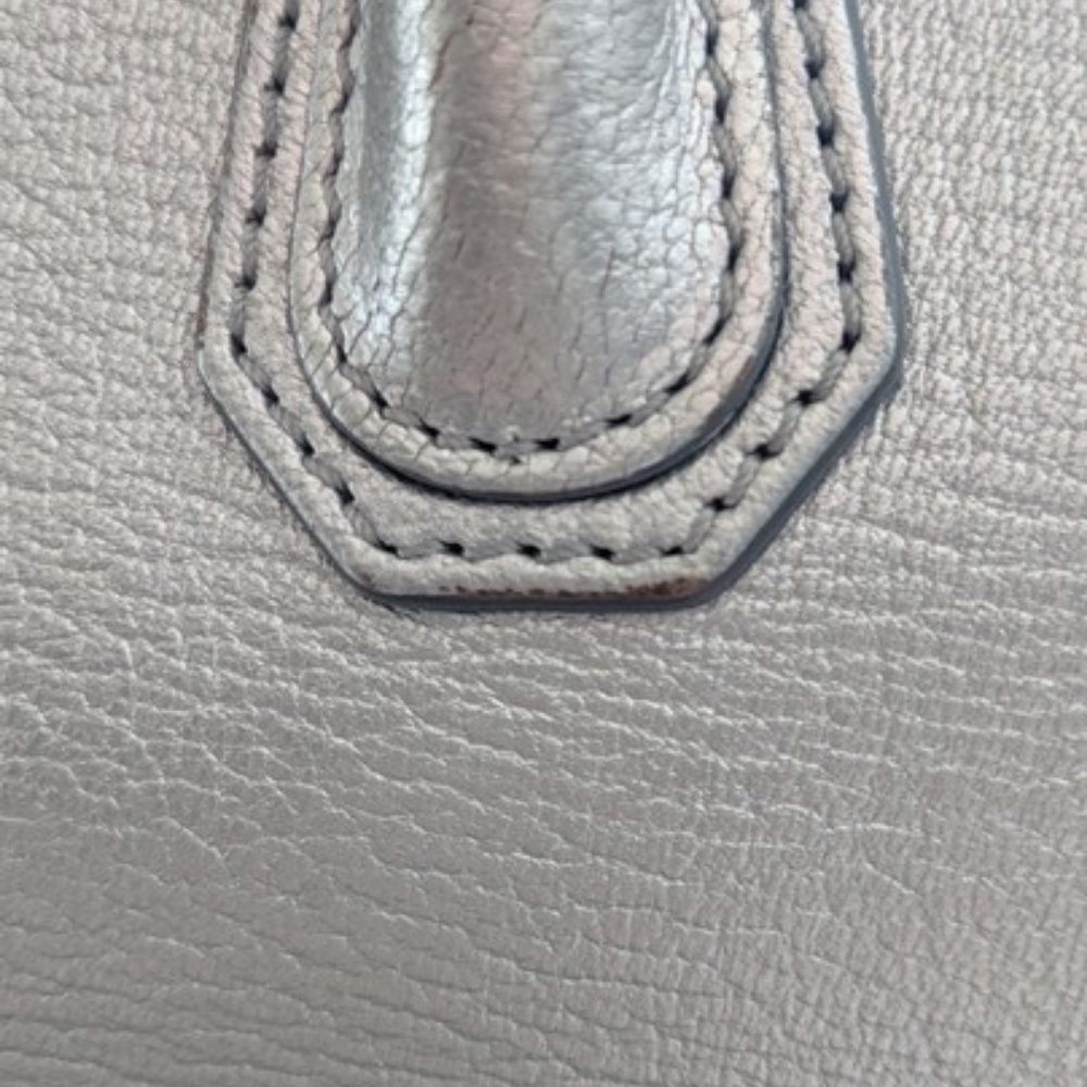 SOLD Givenchy Antigona Mini Silver Crossbody Bag - Picture 7 of 8